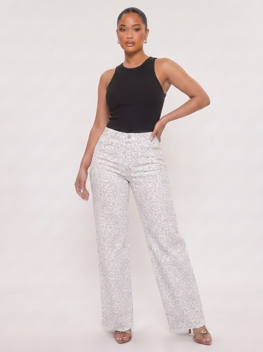 Novalia™ BBL Baggy Jeans - High Stretch Tummy Control Wide Leg Denim